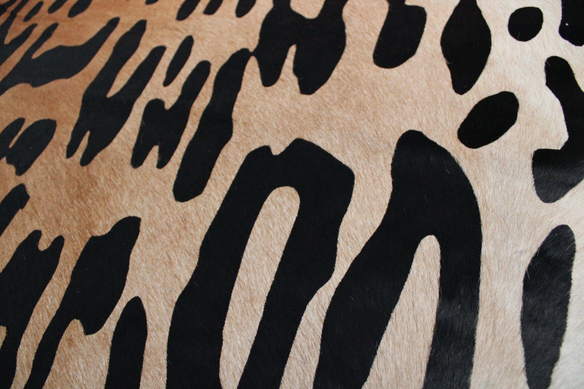 Jaguar Print Cowhide Rug Hide Rugs