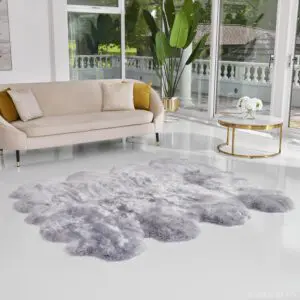 Sheepskin Rug Octo Steel Grey