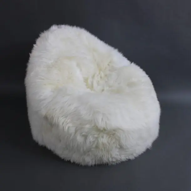 Sheepskin Bean Bag UK Ivory