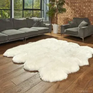 Sheepskin Rug Octo Ivory