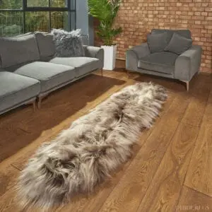 Icelandic Sheepskin Rug Double Taupe