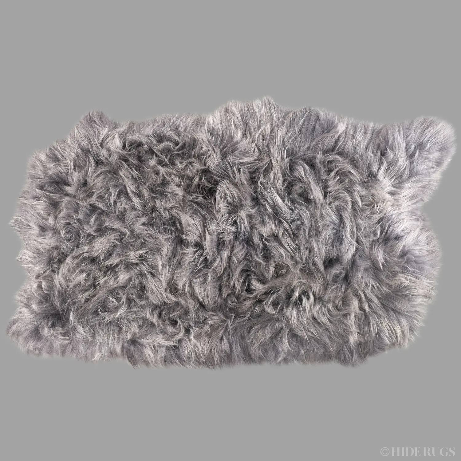 Icelandic Sheepskin Rug 4 Skin Grey