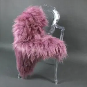 Icelandic Sheepskin Rug Dusty Rose