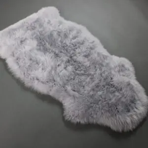 Sheepskin Rug Steel Grey