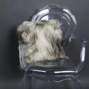 Icelandic Sheepskin Cushion Dark Tops