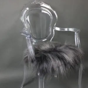 Icelandic Sheepskin Chair Pad Graphite