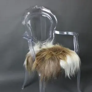 Icelandic Sheepskin Chair Pad Rusty Spotted