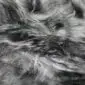 IMG_8545 Close up of long, textured graphite grey Icelandic sheepskin wool.