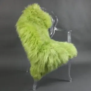 Sheepskin Rug UK Green Apple