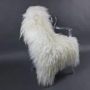 Curly Icelandic Sheepskin Rug Ivory - Large