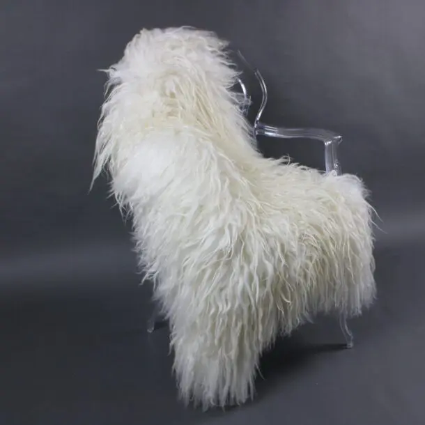 Curly Icelandic Sheepskin Rug Ivory - Large