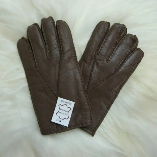 Men’s Sheepskin Gloves Suede