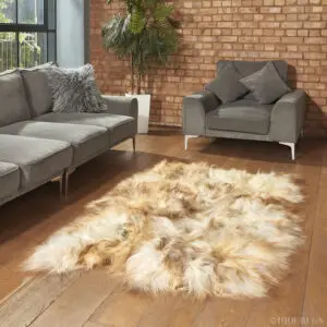 Icelandic Sheepskin 4 Skin Rusty Grey