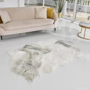 Multi-Layer Icelandic Sheepskin Designer Rug