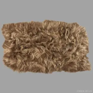 Icelandic Sheepskin Rug 4 Skin Rusty