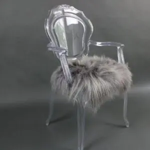 Icelandic Sheepskin Chair Pad Grey