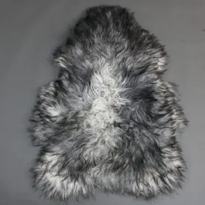Curly Sheepskin Rug Natural Grey GOT158