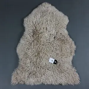 Curly Sheepskin Rug Beige