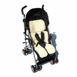 Baby Sheepskin Stroller Padded Liner