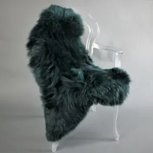 Sheepskin Rug UK Bottle Green