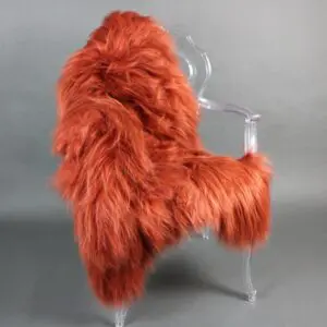 Icelandic Sheepskin Rug Terracotta