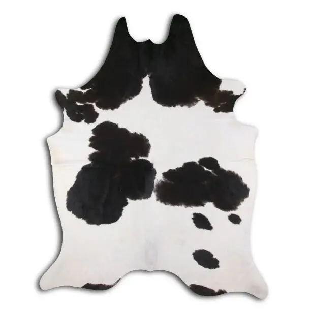 Cowhide Rug Brown and White C00400