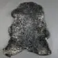 Grey Curly Gotland Sheepskin Rug GOT218 (2) Natural grey Gotland sheepskin rug with curly wool and an irregular organic shape.