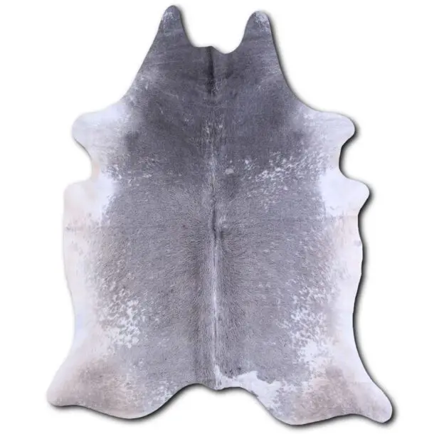 Cowhide Rug Grey and White C00546