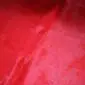 Cowhide Rug C00551 (3) Close-up of a dyed red cowhide rug showing the natural hair texture and vibrant colour.