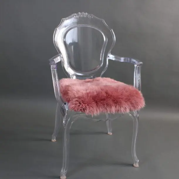 Sheepskin Seat Pad Pink