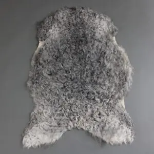 Curly Sheepskin Rug Natural Grey GOT231