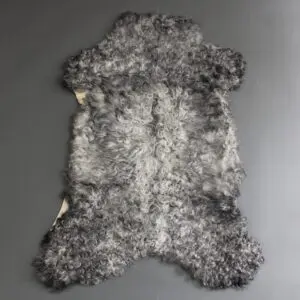 Curly Sheepskin Rug Natural Grey GOT242