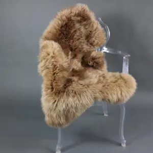 British Sheepskin Rug Camel