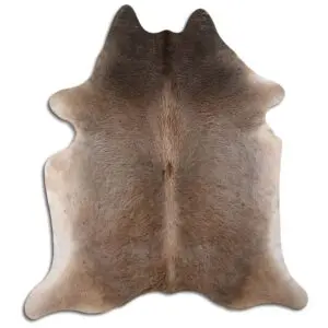 Cowhide Rug Tan Grey C00728