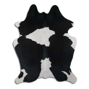 Cowhide Rug Black and White C00756