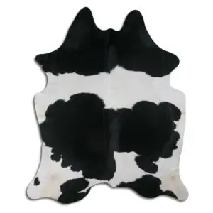 Cowhide Rug Black and White C00797