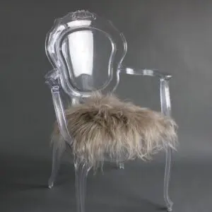 Icelandic Sheepskin Seat Pad Taupe
