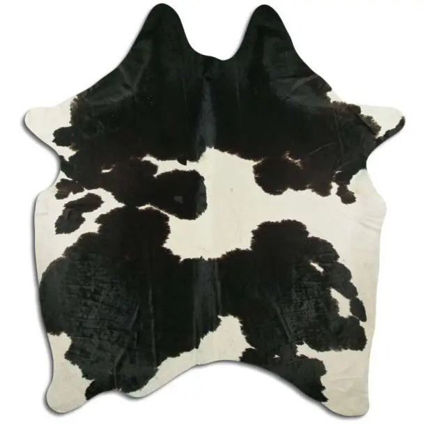 Cowhide Rug Black and White C00815