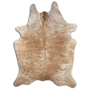 Cowhide Rug Exotic Beige C00904