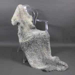 Gotland Sheepskin Rug Natural Grey Double GOTDB-02