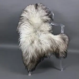 Natural Grey Icelandic Sheepskin Rug ING380
