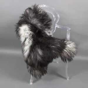 Natural Grey Icelandic Sheepskin Rug ING382