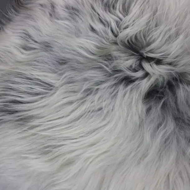 Natural Grey Icelandic Sheepskin Rug ING383