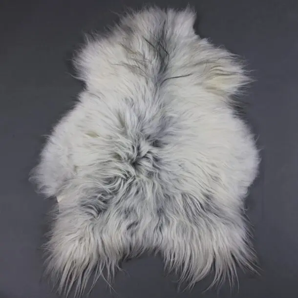 Natural Grey Icelandic Sheepskin Rug ING383