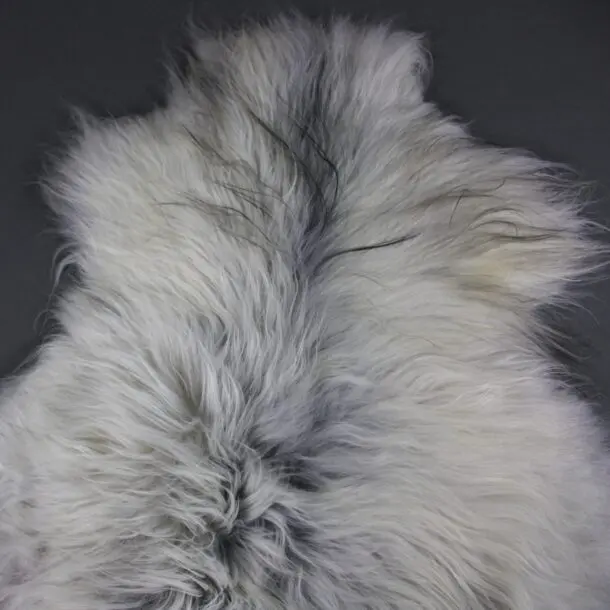 Natural Grey Icelandic Sheepskin Rug ING383