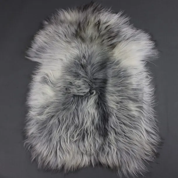 Natural Grey Icelandic Sheepskin Rug ING384