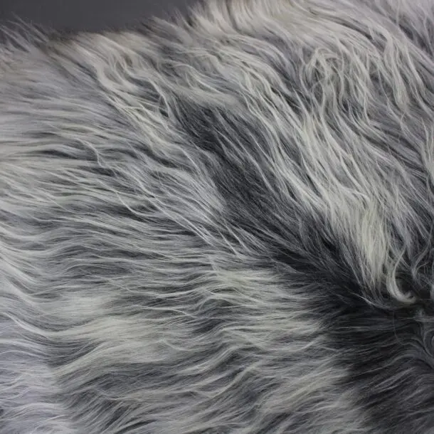 Natural Grey Icelandic Sheepskin Rug ING384