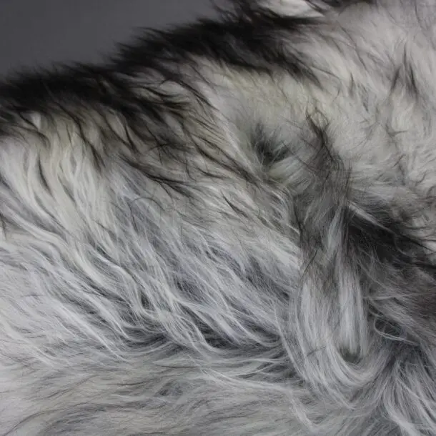 Natural Grey Icelandic Sheepskin Rug ING386