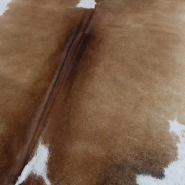 Cowhide Rug Brown and White C00940