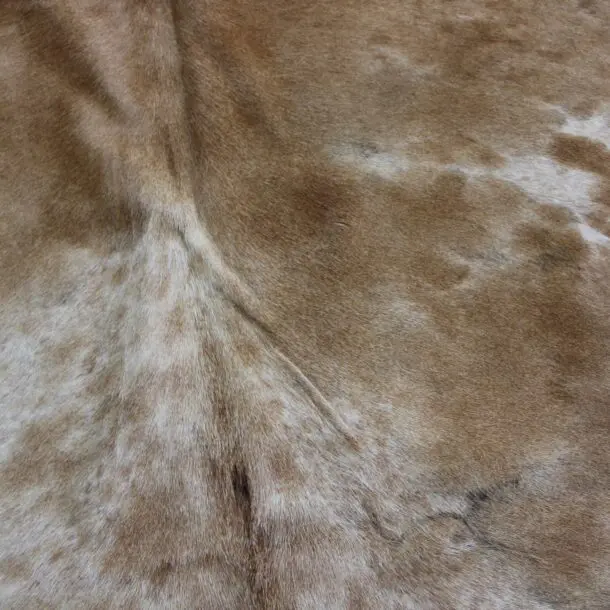 Cowhide Rug Brown and White C00944